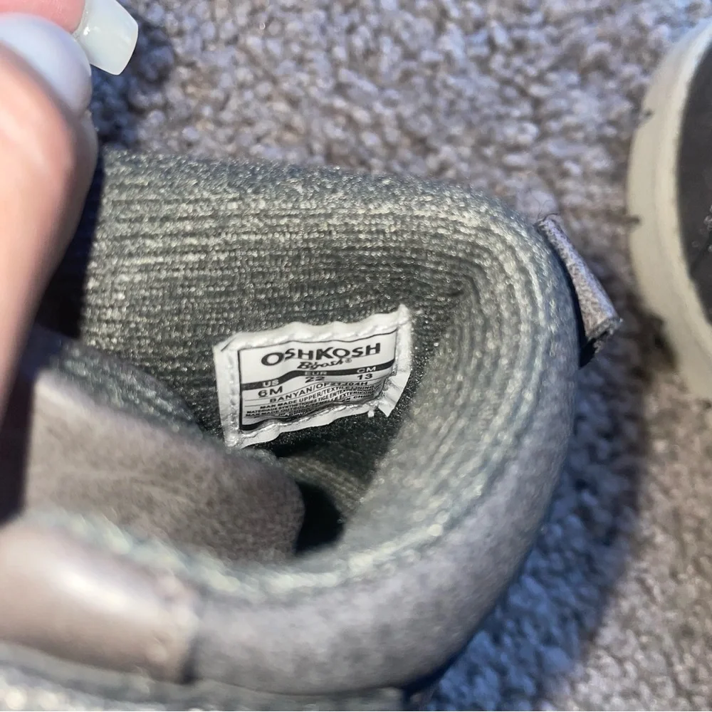 Carter's gray boots toddler 6